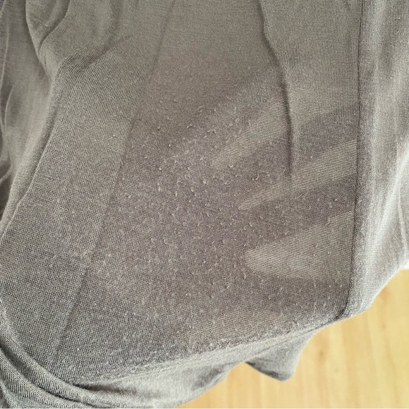 🦋4/$20 SALE - Oversized Army Green V Neck - Picture 4 of 4